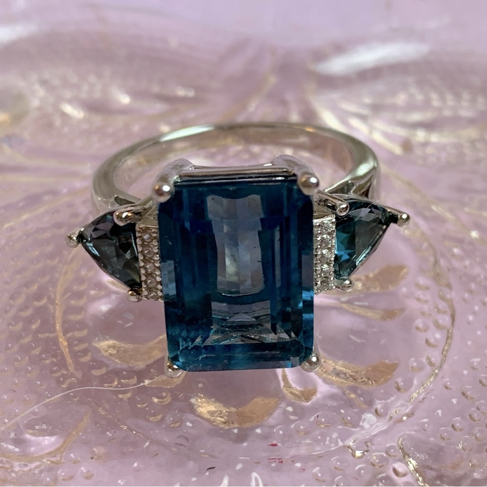 💎Rare Dean Teal Fluorite Ring💎